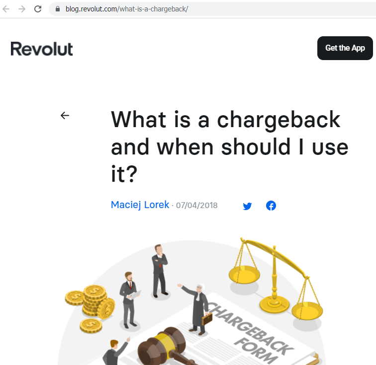 Exante chargeback Revolut