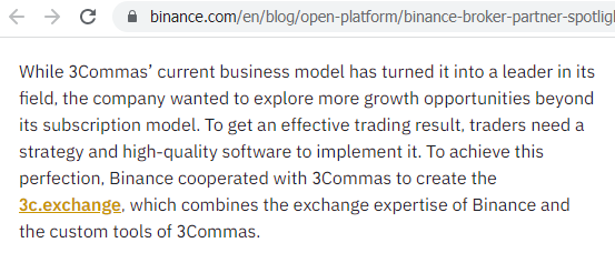 3commas Binance